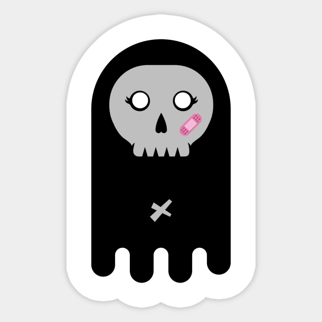 funny female skull Sticker by American VIP